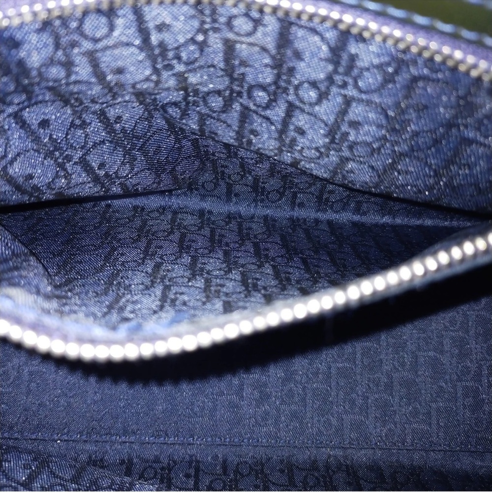 Christian Dior Hand Bag Navy Blue interior Patent black leather 3294702 - Picture 14 of 17